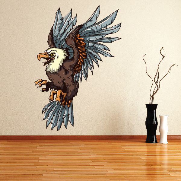 Image of Eagle Open Wings Sticker