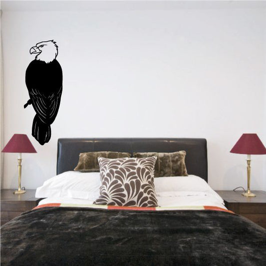 Image of Eagle Perched Decal