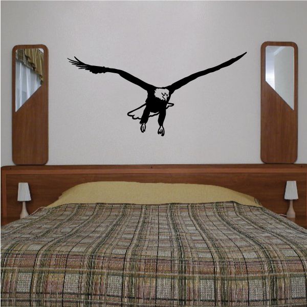 Image of Eagle Ready to Land Decal