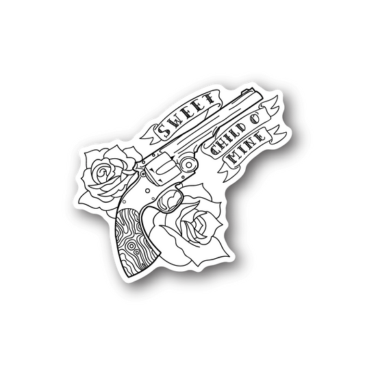 Image of Eagle with Rifle Sticker