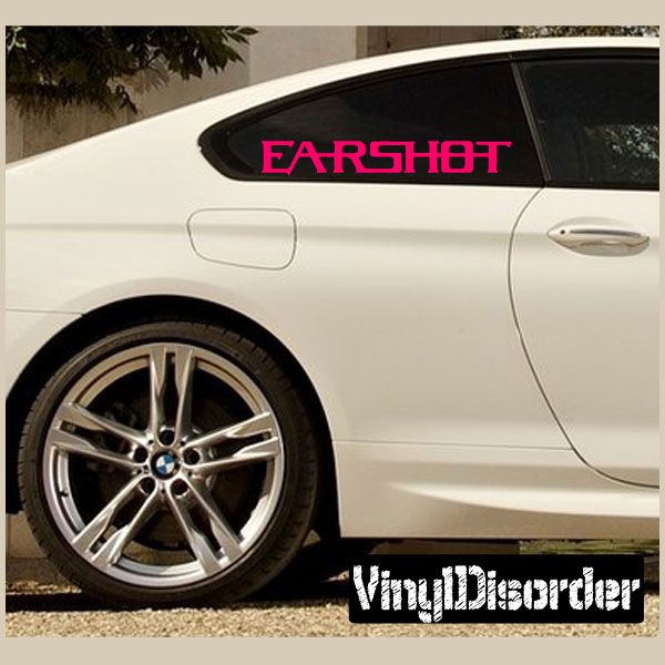 Image of earshot Decal