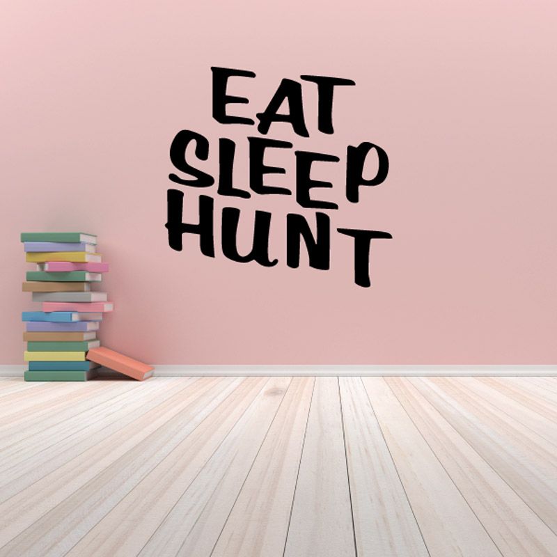 Image of Eat Sleep Hunt Wall Decal