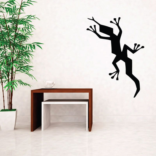 Image of Edgy Geometric Lizard Decal