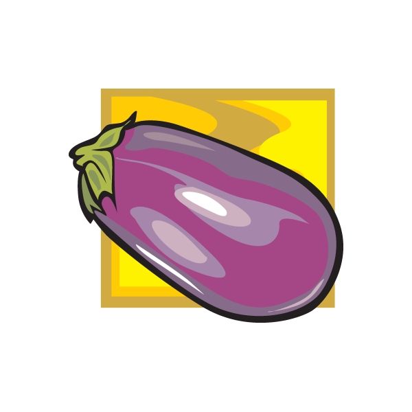 Image of Eggplant Sticker