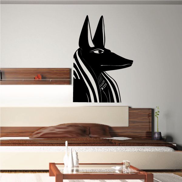 Image of Egyptian Anubis Bust Decal