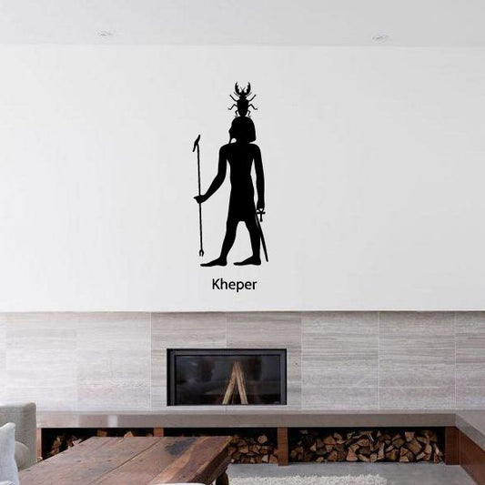 Image of Egyptian God Kheper Decal