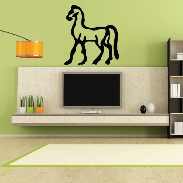 Image of Egyptian Hieroglyphics Horse Symbol Decal