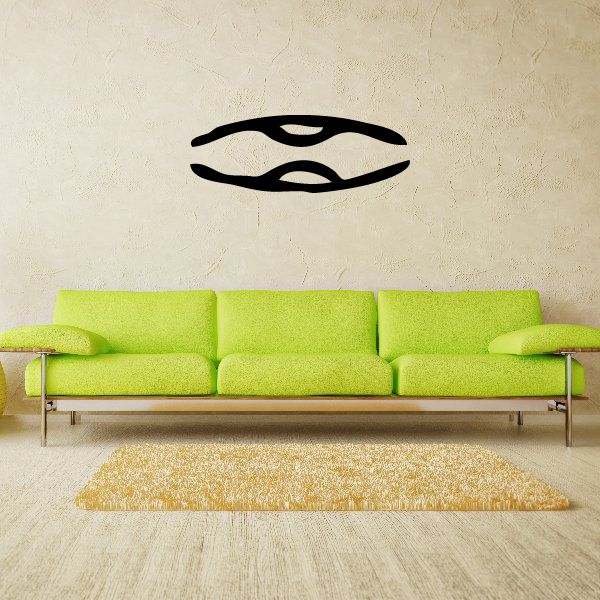 Image of Egyptian Hieroglyphics Mouth Teeth Decal