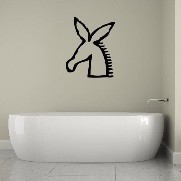 Egyptian hieroglyphics wall decal, black vinyl symbol for walls or cars