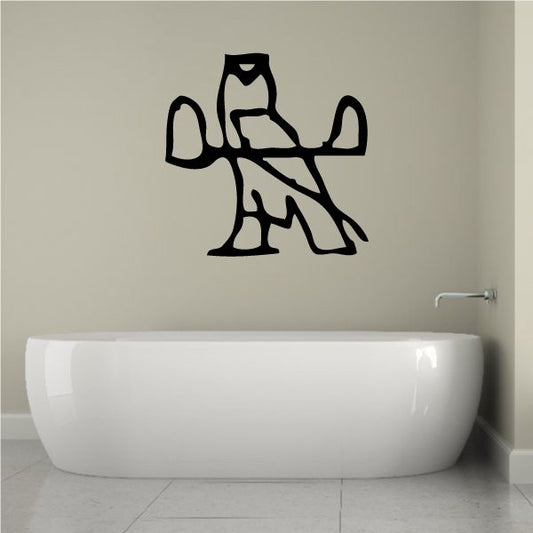 Image of Egyptian Hieroglyphics Wall Decal - Vinyl Decal - Car Decal - BA172