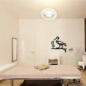 Egyptian hieroglyphics wall decal with black symbol figures, vinyl lettering