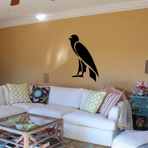 Image of Egyptian Style Falcon Decal