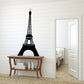 Eiffel Tower wall decal with black tower silhouette