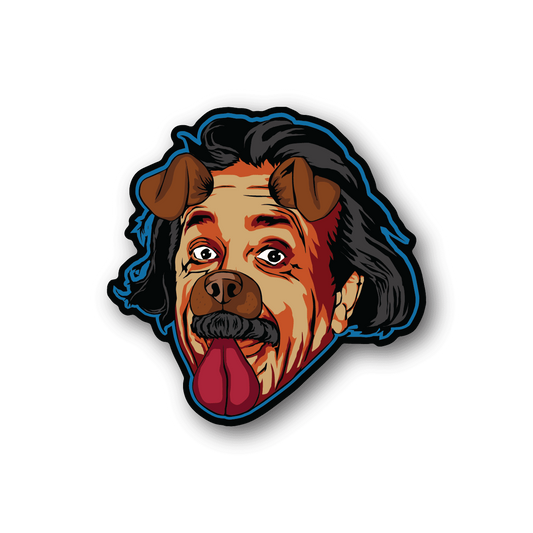 Image of Einstein Dog Sticker