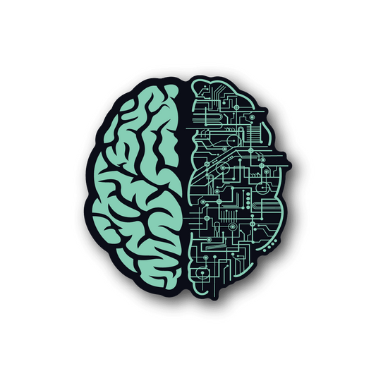 Image of Electric Brain Sticker