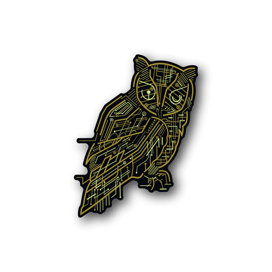 Image of Electrical Owl Sticker