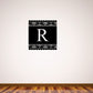 Image of Elegant Banner Monogram Decal