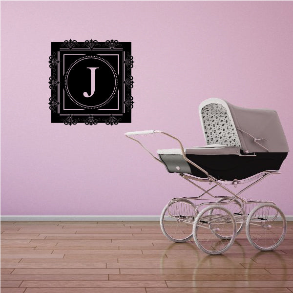 Image of Elegant Monogram Decal