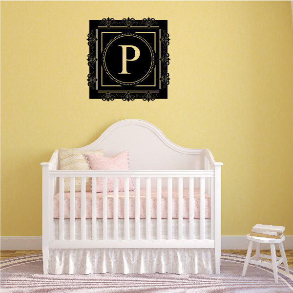 Image of Elegant Monogram Decal