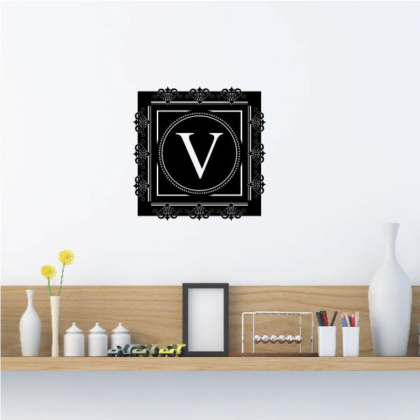 Image of Elegant Monogram Decal