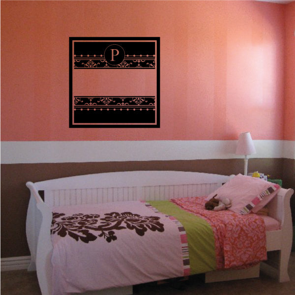 Image of Elegant Monogram Decal