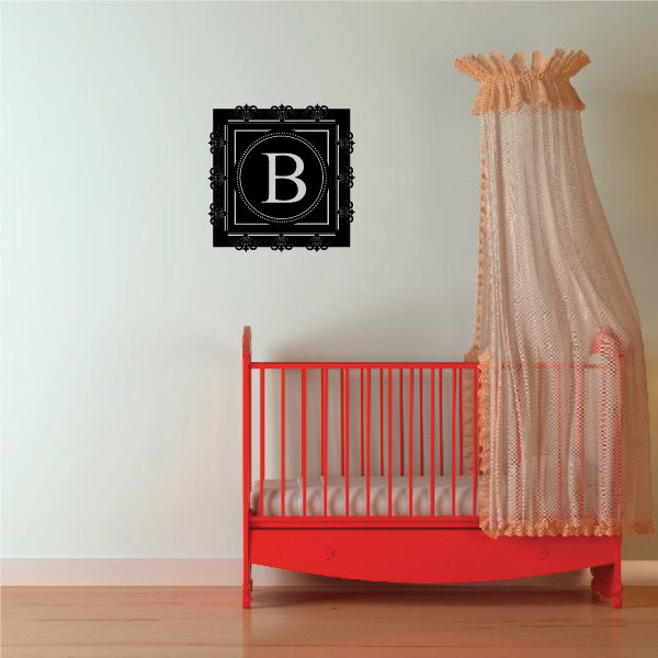 Image of Elegant Monogram Decal