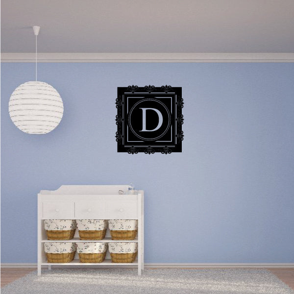 Image of Elegant Monogram Decal