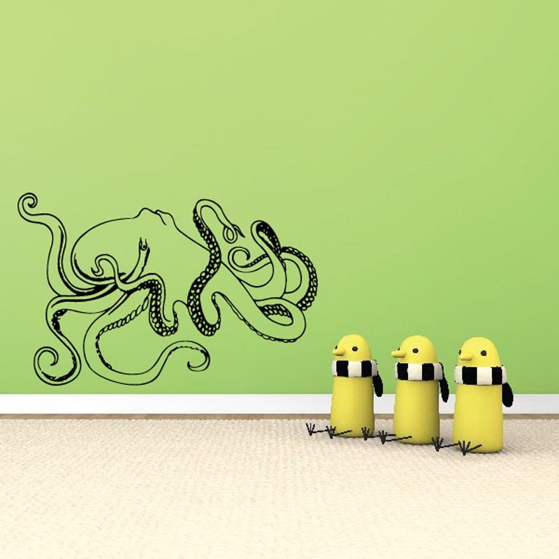 Image of Elegant Octopus Decal