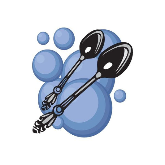 Image of Elegant Spoons Sticker