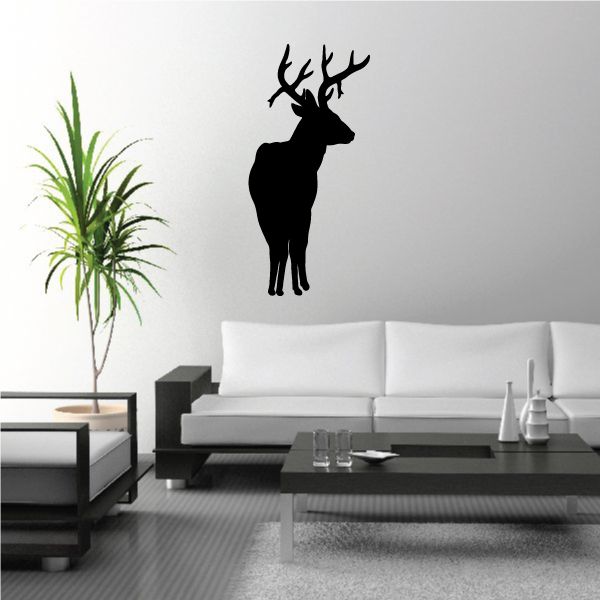 Image of Elk Turning Standing Decal