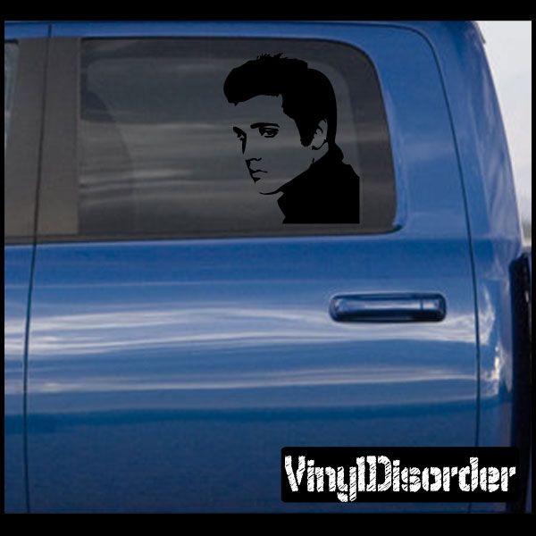 Image of Elvis Head Decal