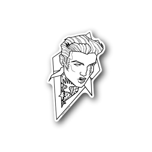 Image of Elvis The King Sticker