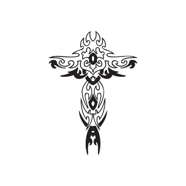 Image of Embellished Delicate Cross Decal