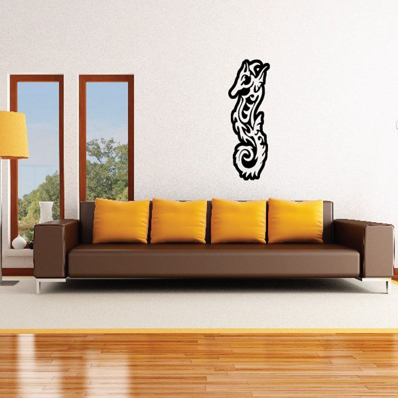 Image of Ember Seahorse Decal