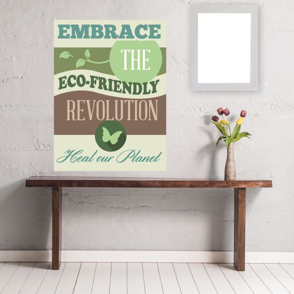 Image of Embrace The Eco Friendly Revolution Sticker