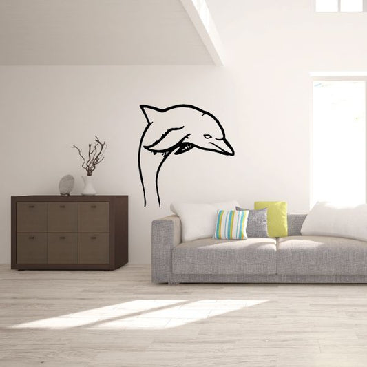 Image of Emerging Dolphin Decal