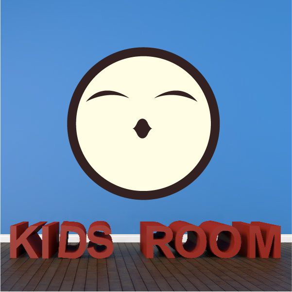 Image of Emoticon Kissing Face Wall Decal - Vinyl Decal - Car Decal - Idcolor088