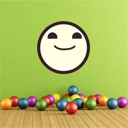 Image of Emoticon Proud Wall Decal - Vinyl Decal - Car Decal - Idcolor071