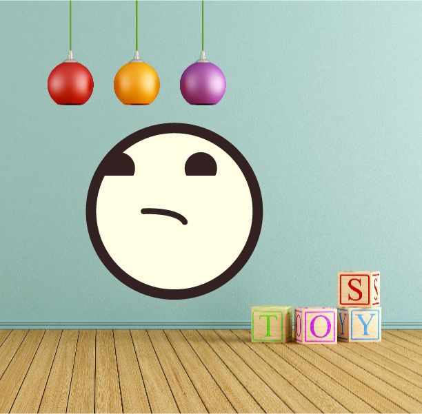 Image of Emoticon Smell Face Wall Decal - Vinyl Decal - Car Decal - Idcolor067