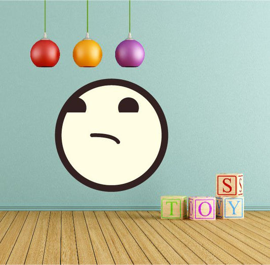 Image of Emoticon Smell Face Wall Decal - Vinyl Decal - Car Decal - Idcolor067