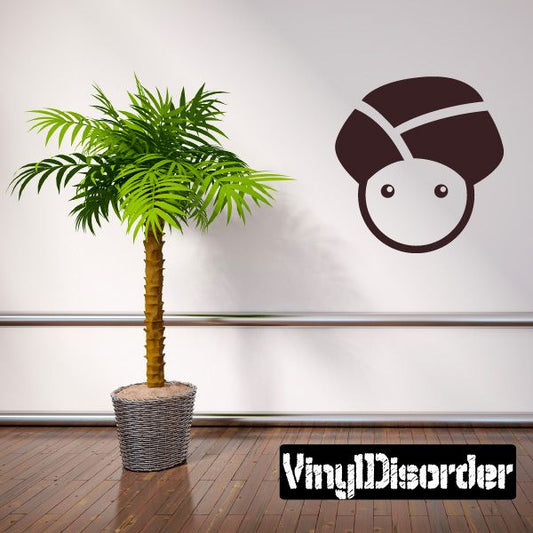 Image of Emoticon Wall Decal - Vinyl Decal - Car Decal - Id004