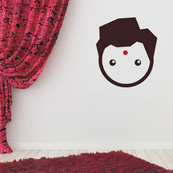 Image of Emoticon Wall Decal - Vinyl Decal - Car Decal - Id005