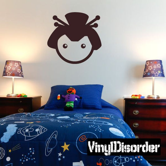 Image of Emoticon Wall Decal - Vinyl Decal - Car Decal - Id014