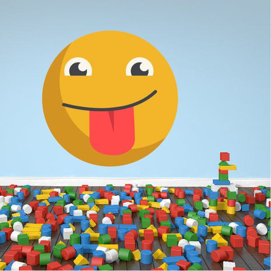 Image of Emoticon Wall Decal - Vinyl Decal - Car Decal - Idcolor032
