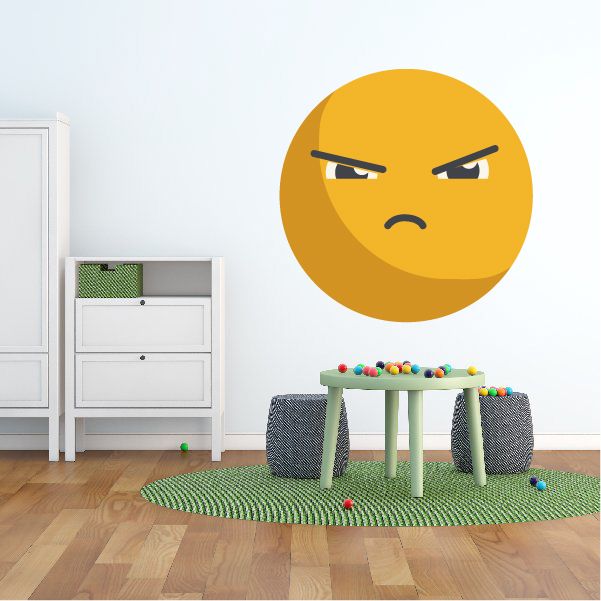 Image of Emoticon Wall Decal - Vinyl Decal - Car Decal - Idcolor037