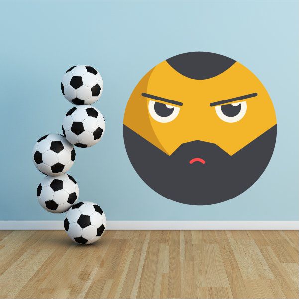 Image of Emoticon Wall Decal - Vinyl Decal - Car Decal - Idcolor042