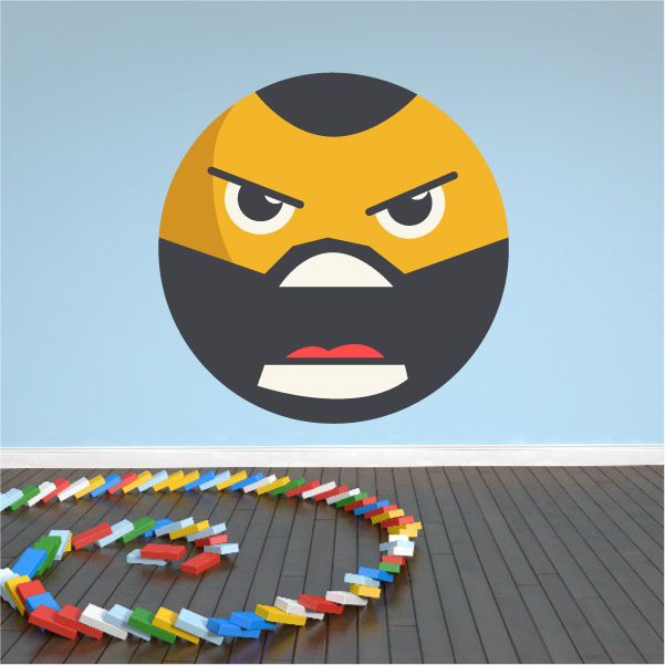 Image of Emoticon Wall Decal - Vinyl Decal - Car Decal - Idcolor043