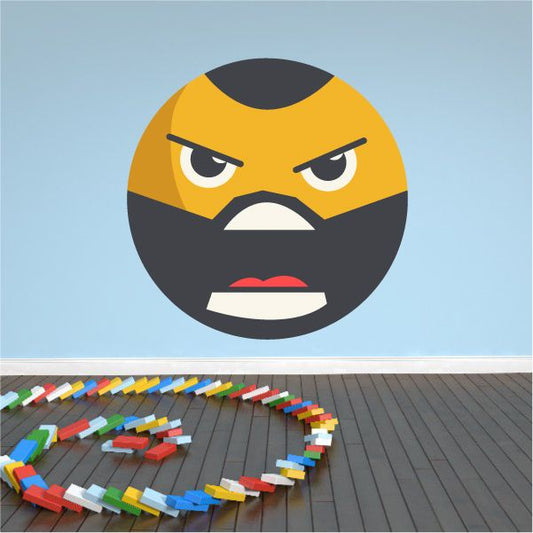 Image of Emoticon Wall Decal - Vinyl Decal - Car Decal - Idcolor043