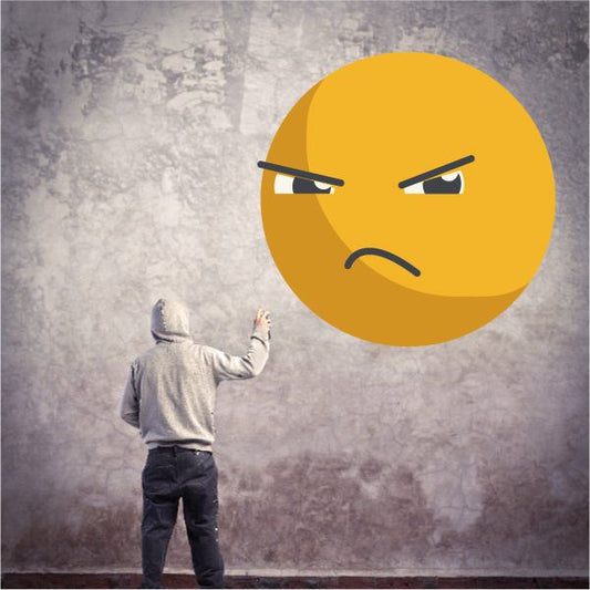 Image of Emoticon Wall Decal - Vinyl Decal - Car Decal - Idcolor045