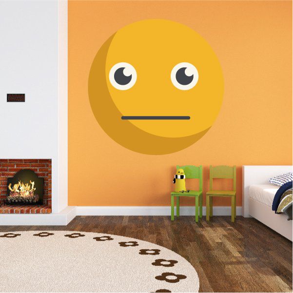 Image of Emoticon Wall Decal - Vinyl Decal - Car Decal - Idcolor047